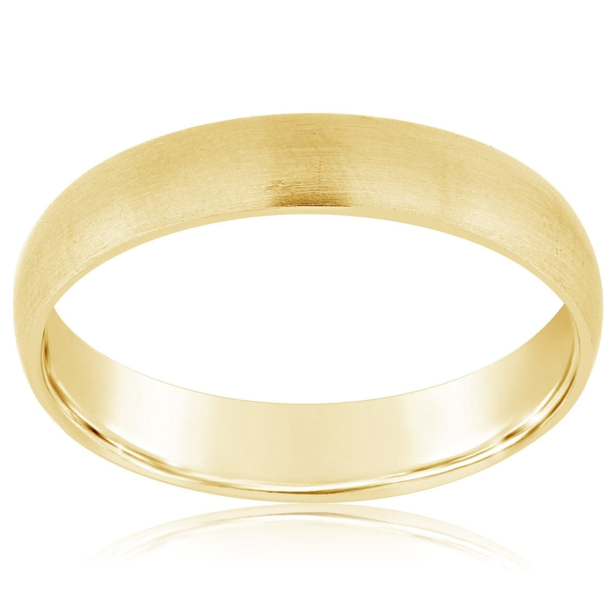 14k Yellow Gold Comfort Fit Wedding Band