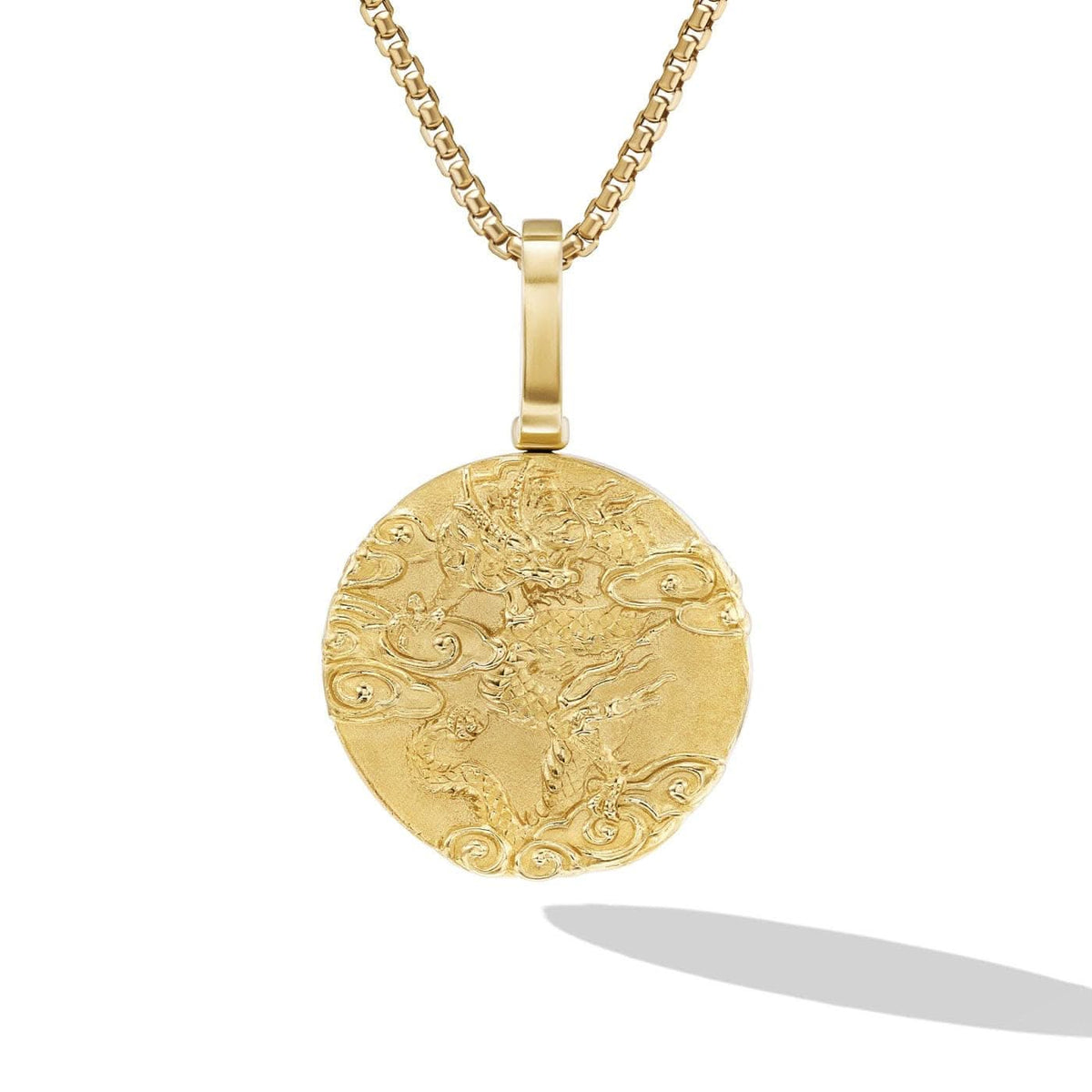 DAVID YURMAN Dragon Amulet in 18K Yellow Gold