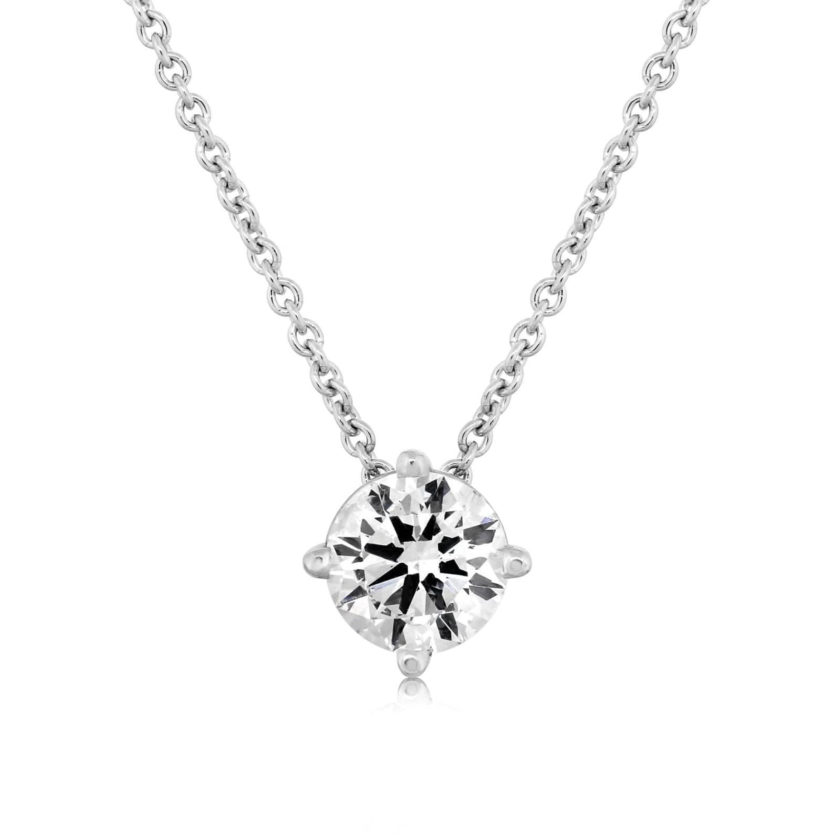 3/4 Carat Diamond Solitaire Pendant