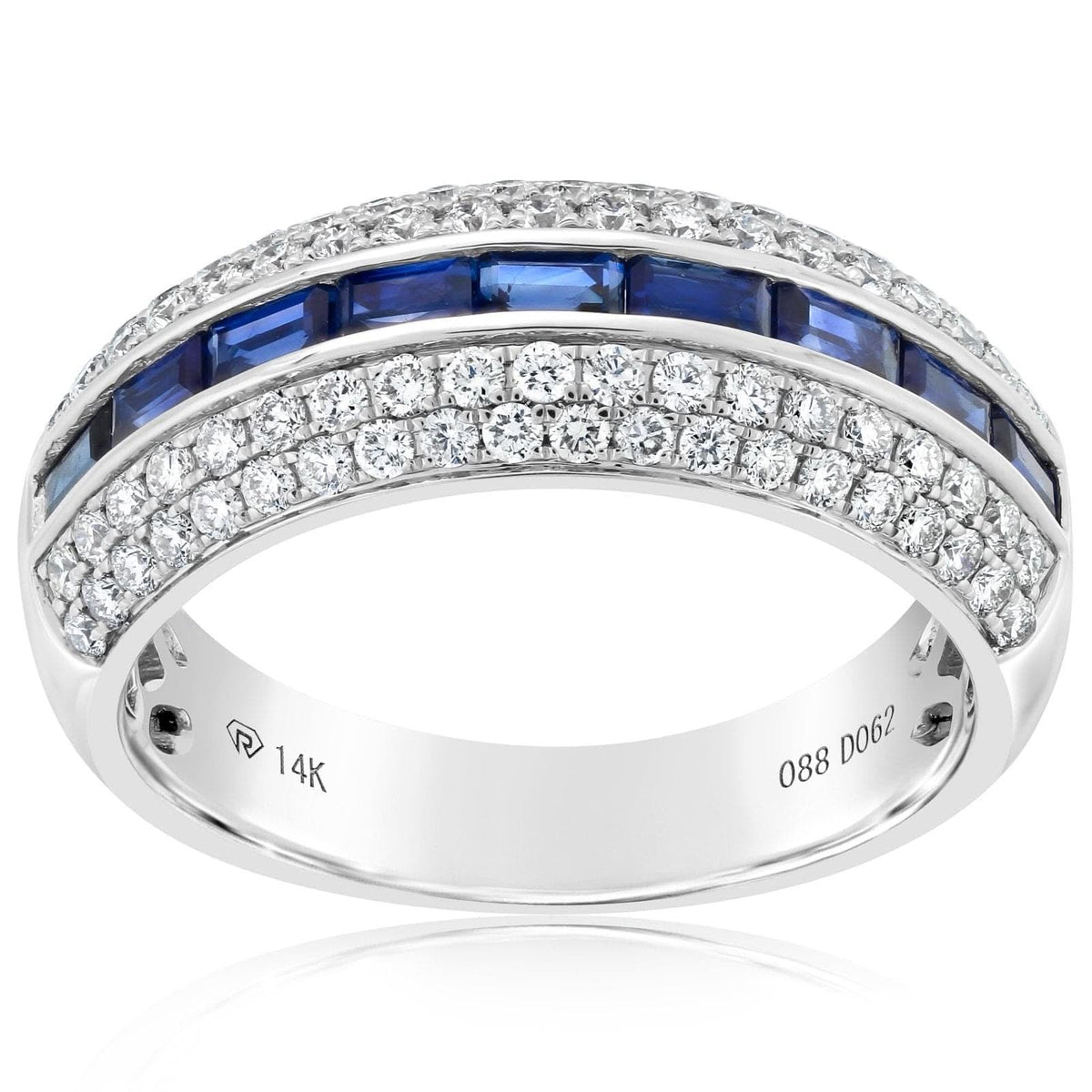 Sapphire & Diamond Wide Band
