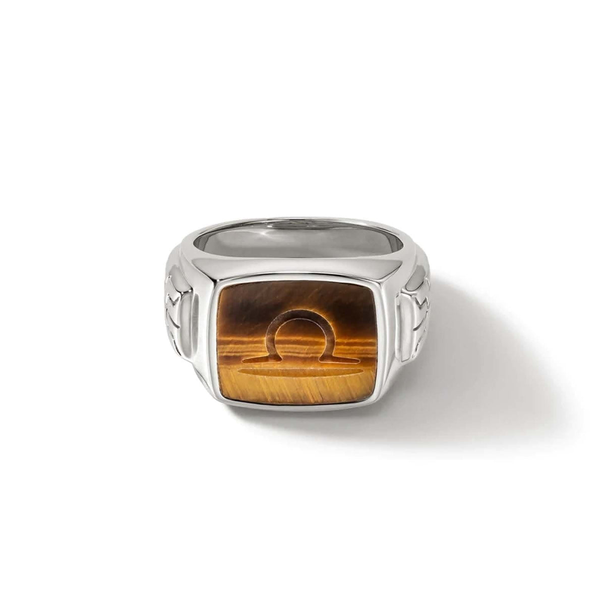 JOHN HARDY Tiger Eye ID Signet Ring