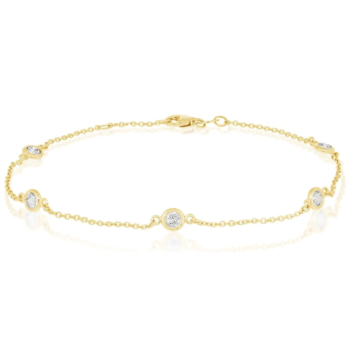 0.50 Carat Diamond By The Inch Bracelet