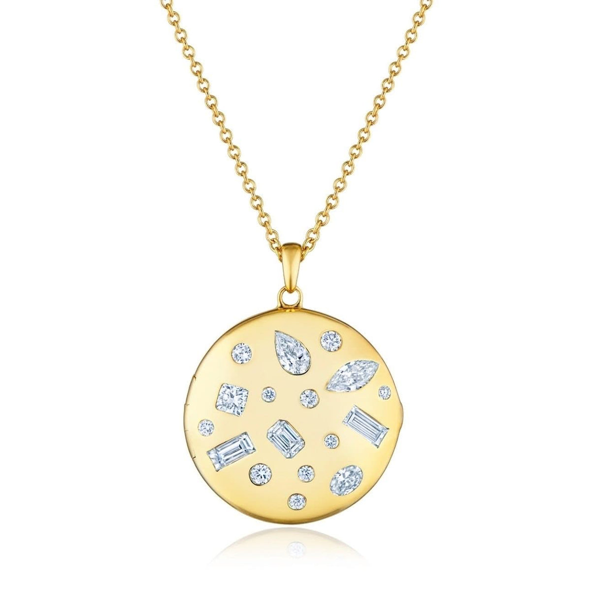 KWIAT Cobblestone Diamond Locket