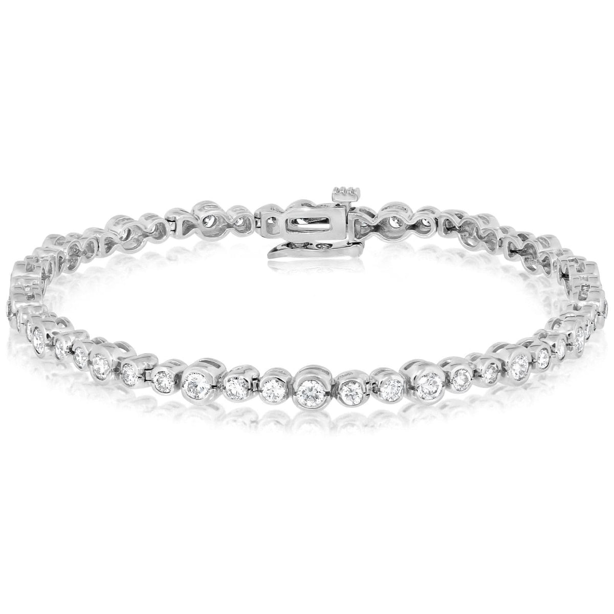 Bezel Set Diamond Fashion Bracelet