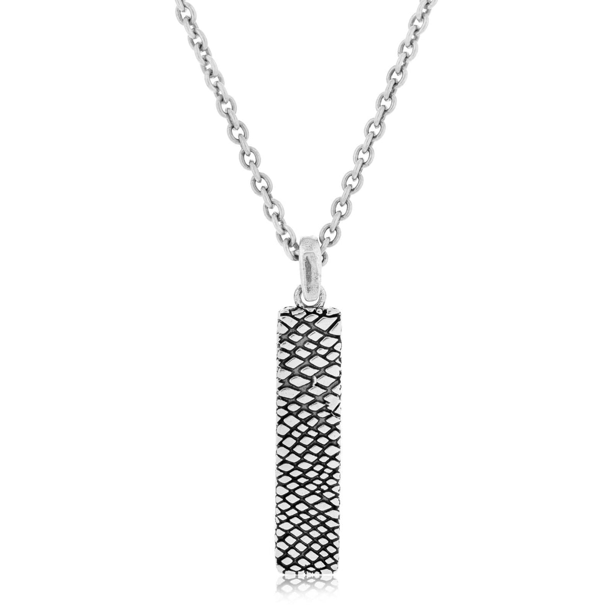 JOHN VARVATOS Snakeskin Pendant Necklace