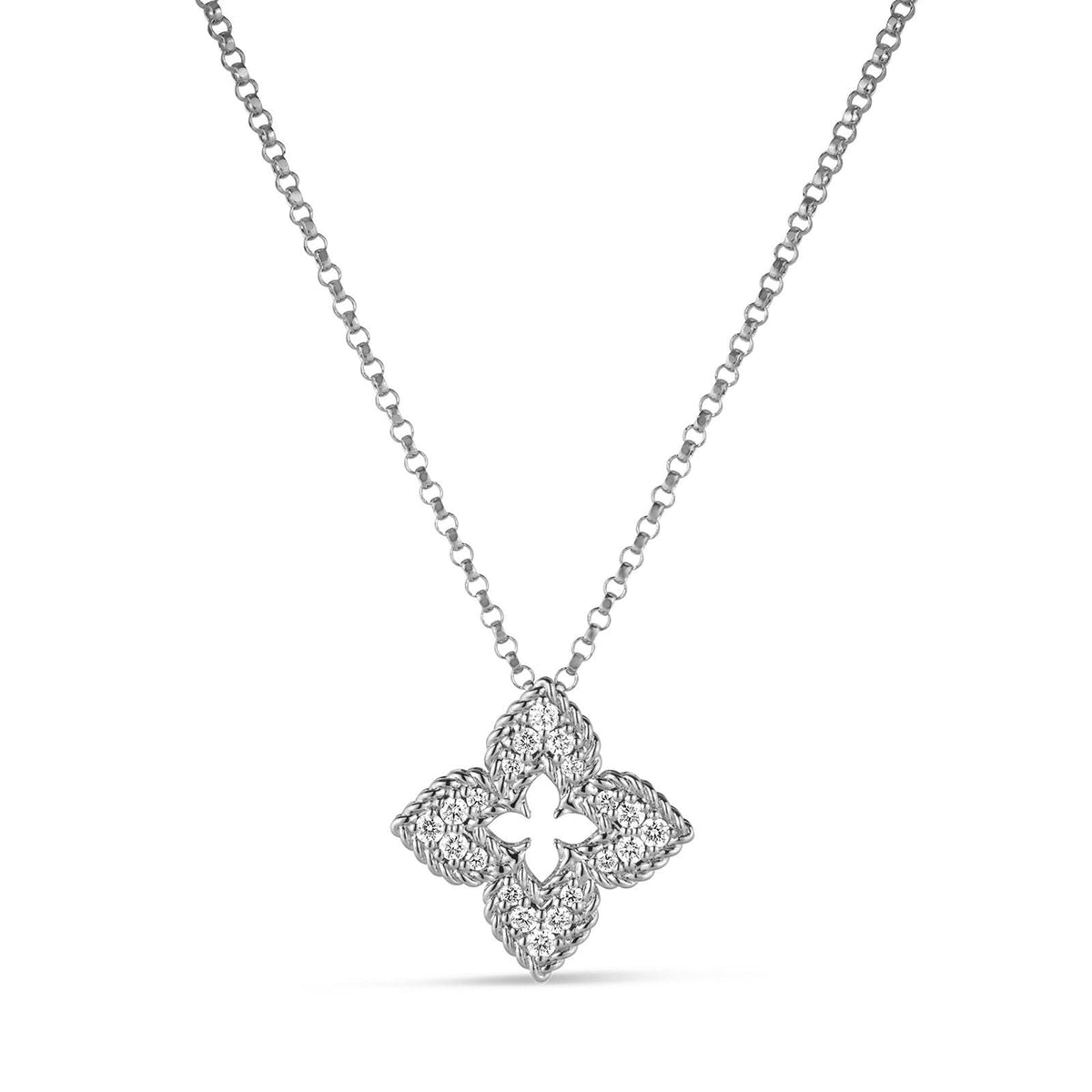 ROBERTO COIN Small Diamond Venetian Princess Pendant