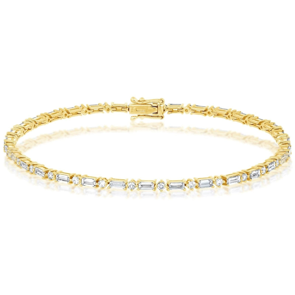 1.82 Carat Mixed Diamond Fashion Tennis Bracelet