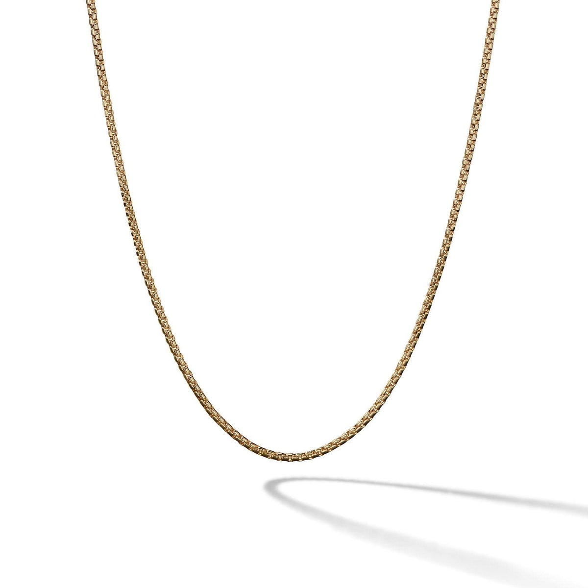 DAVID YURMAN Box Chain Necklace in 18K Gold, 1.7mm