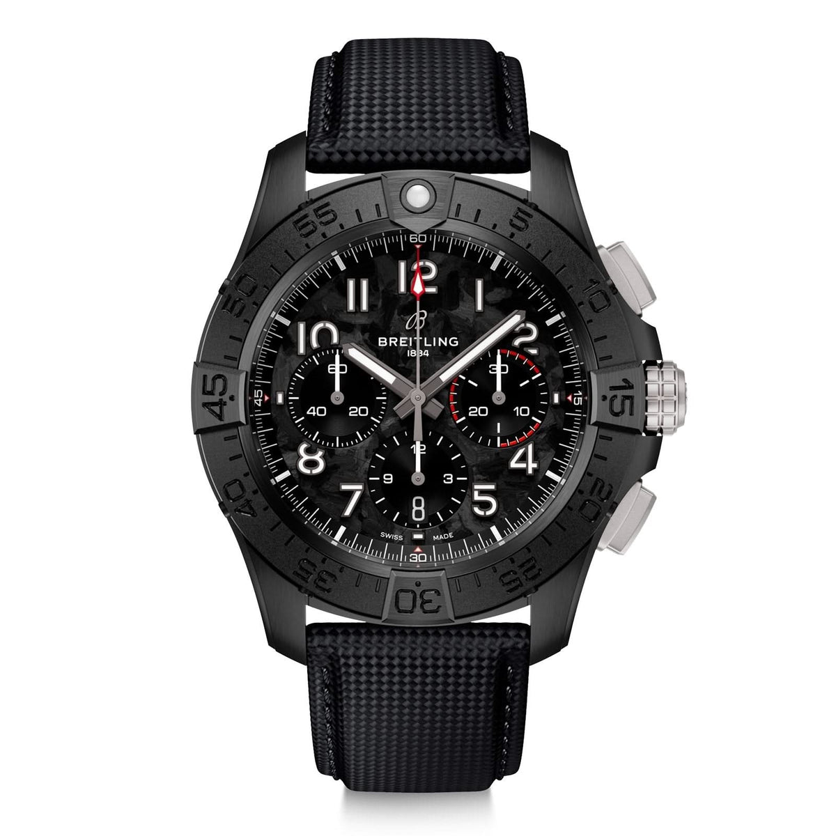 BREITLING Avenger B01 Chronograph Night Mission Black 44mm Watch