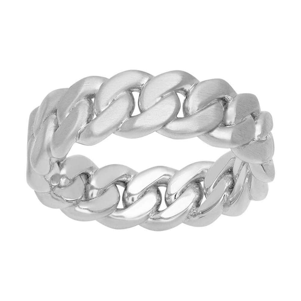 Cuban Link Wedding Band