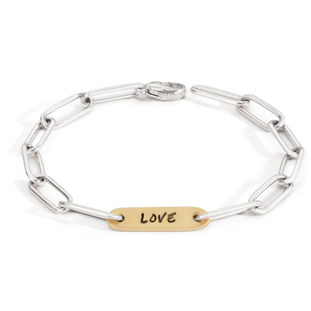 HEATHER B. MOORE "Love" Link Bracelet