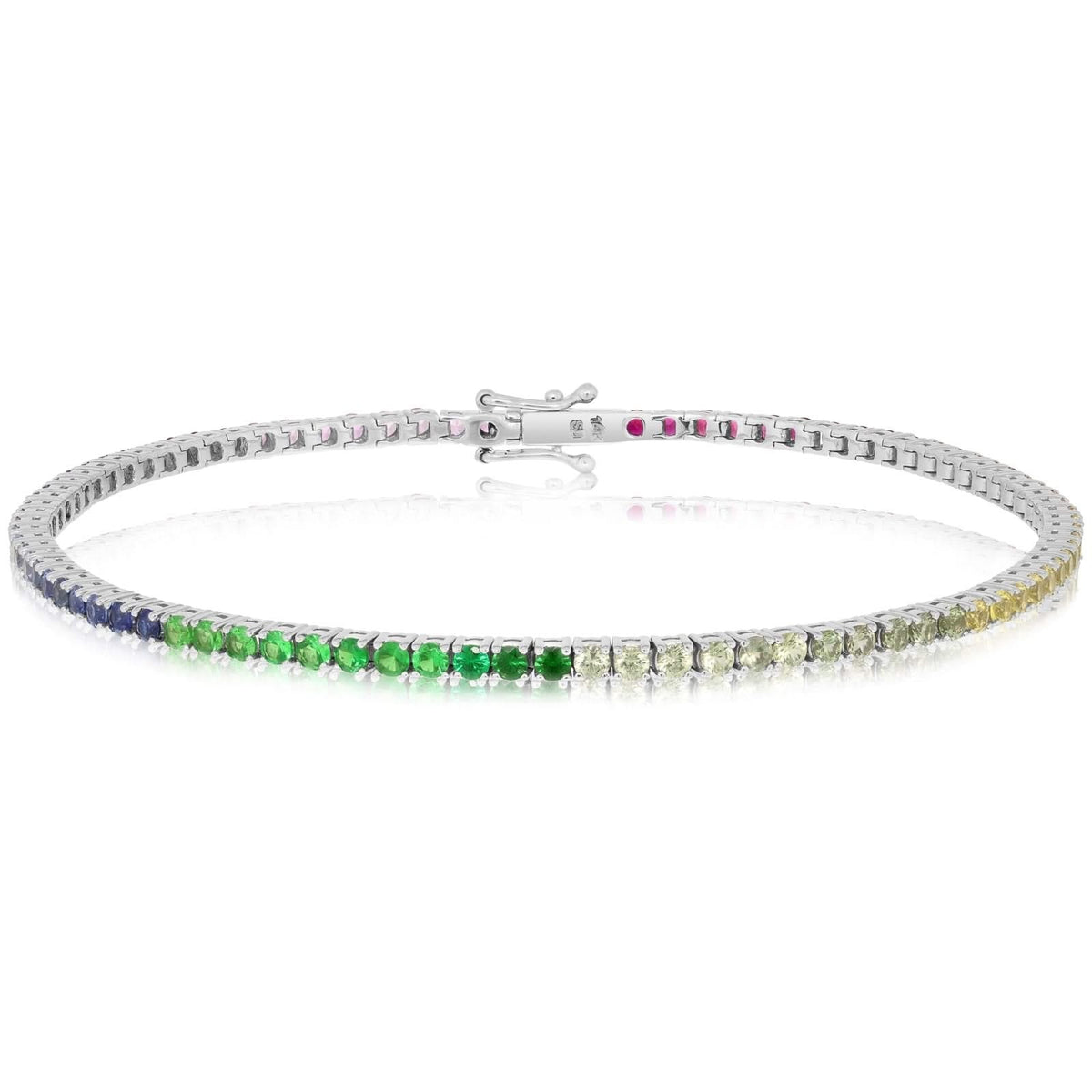 Rainbow Sapphire Bracelet