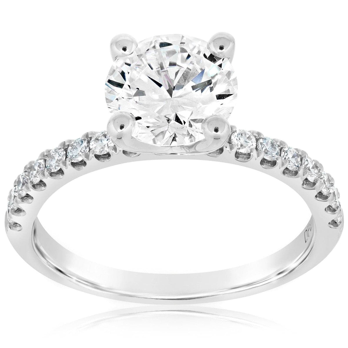 1/3 Carat Round Diamond Engagement RIng Setting