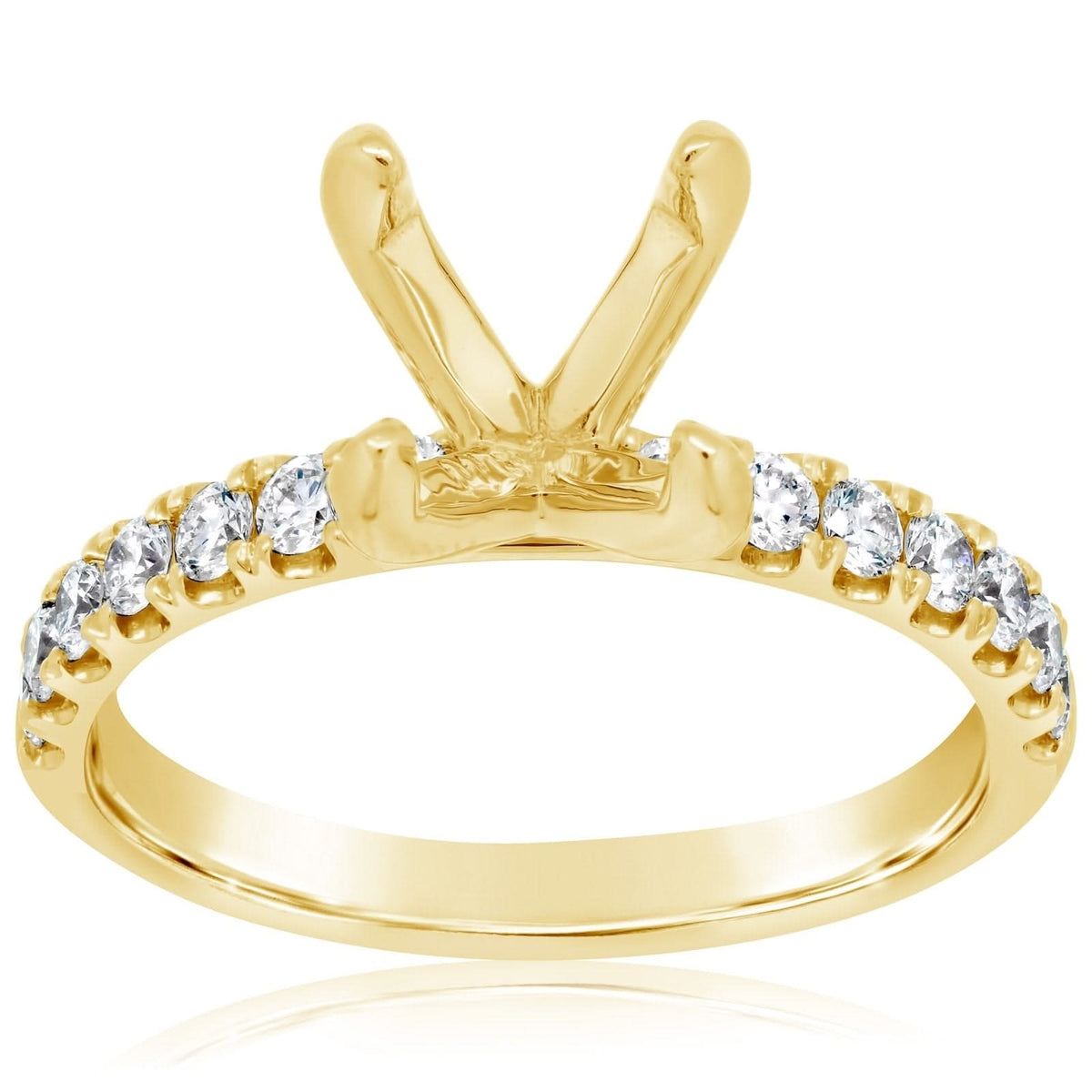 1/2 Carat Diamond Engagement Ring Setting