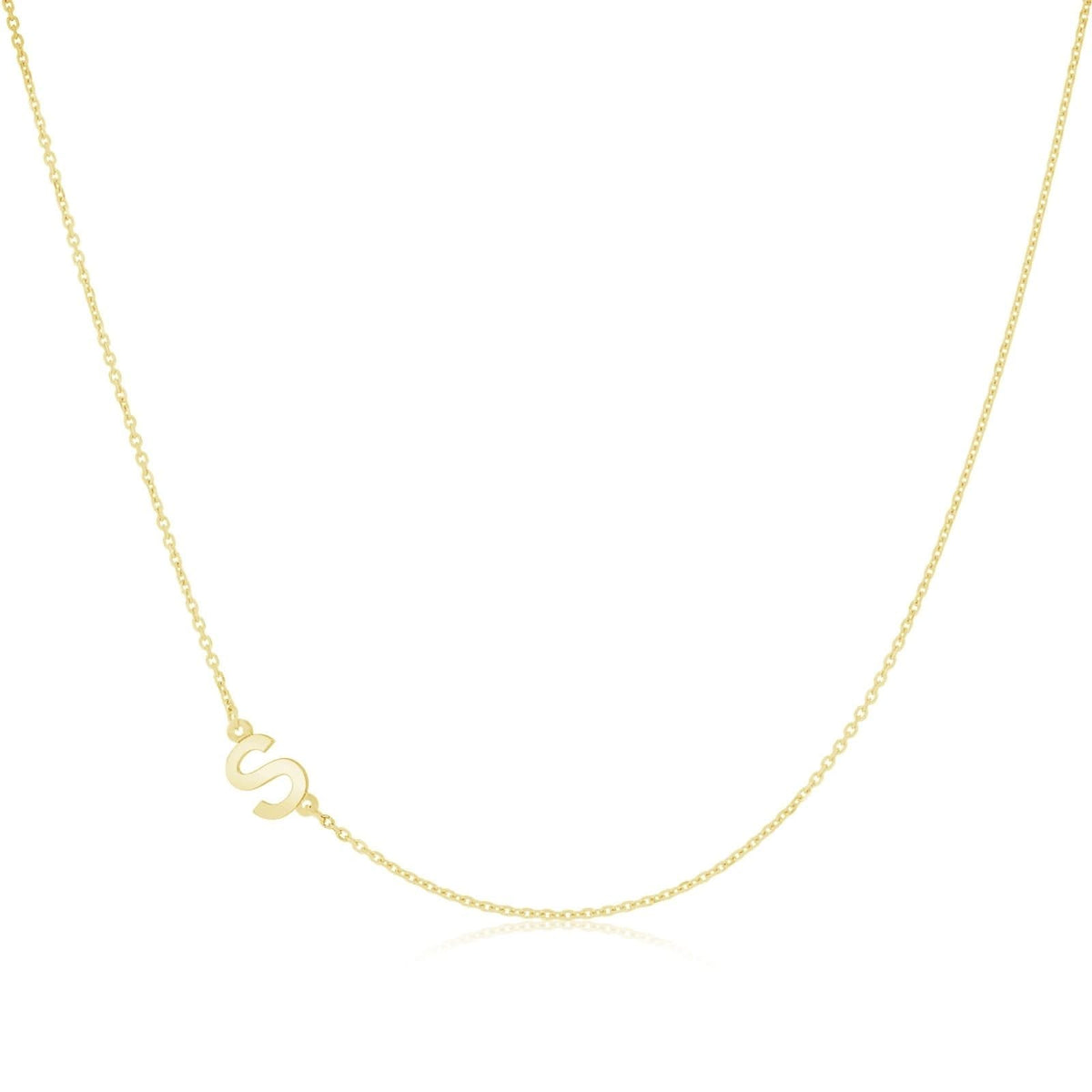 Initial S Necklace