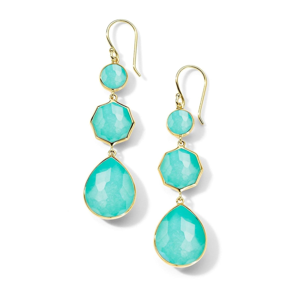 IPPOLITA Rock Candy Crazy 8's Earrings in Turquoise