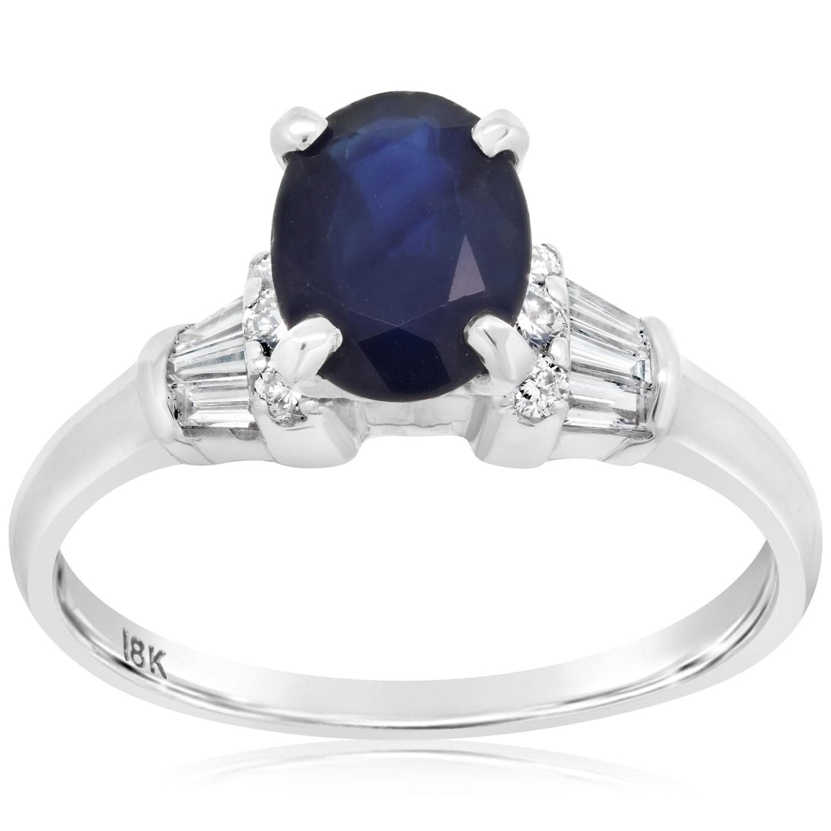 Vintage-Style Sapphire & Diamond Ring