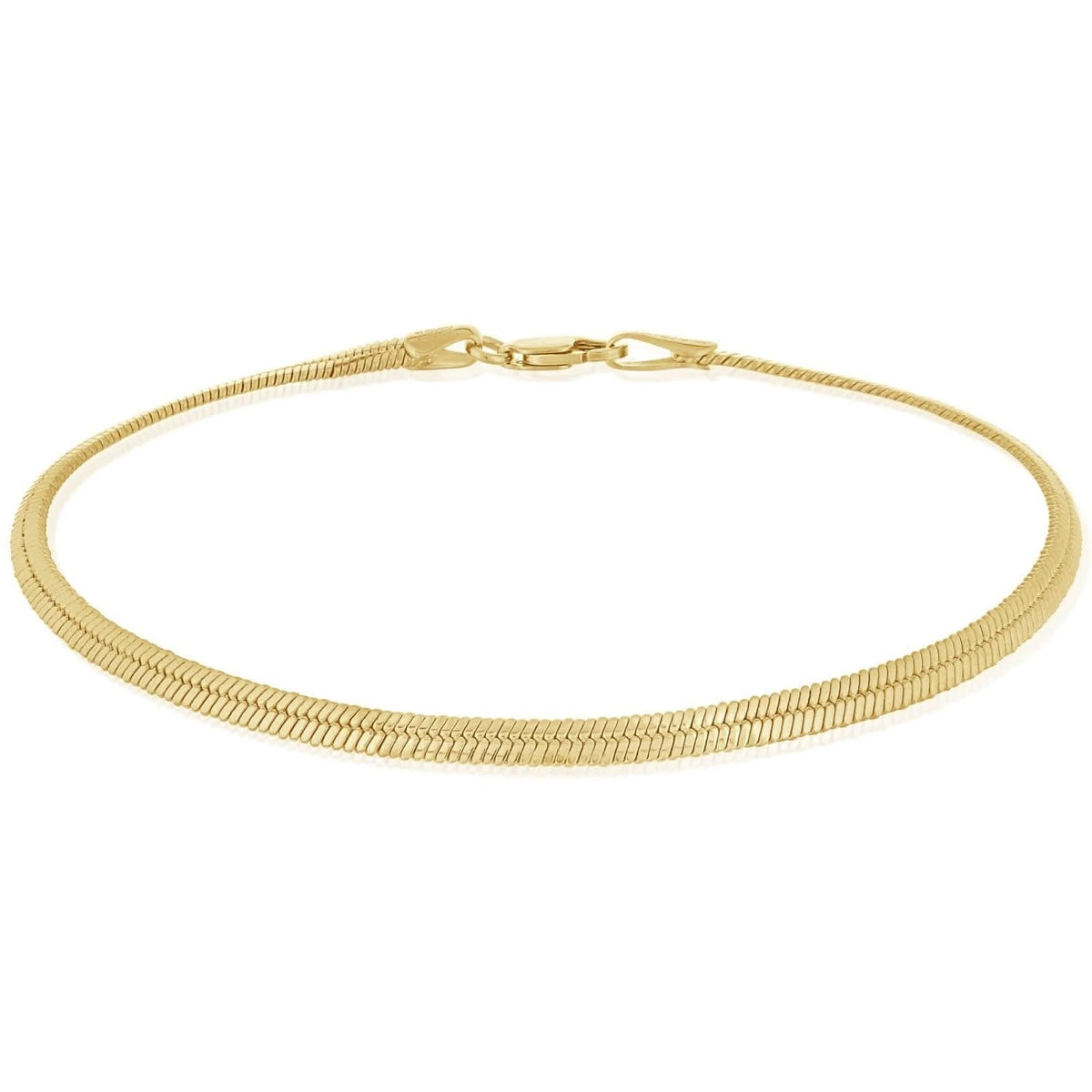 Oval Snake Chain Bracelet