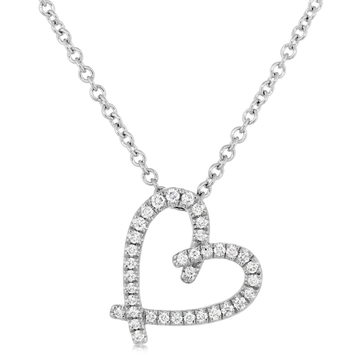 KWIAT Cross My Heart Diamond Pendant