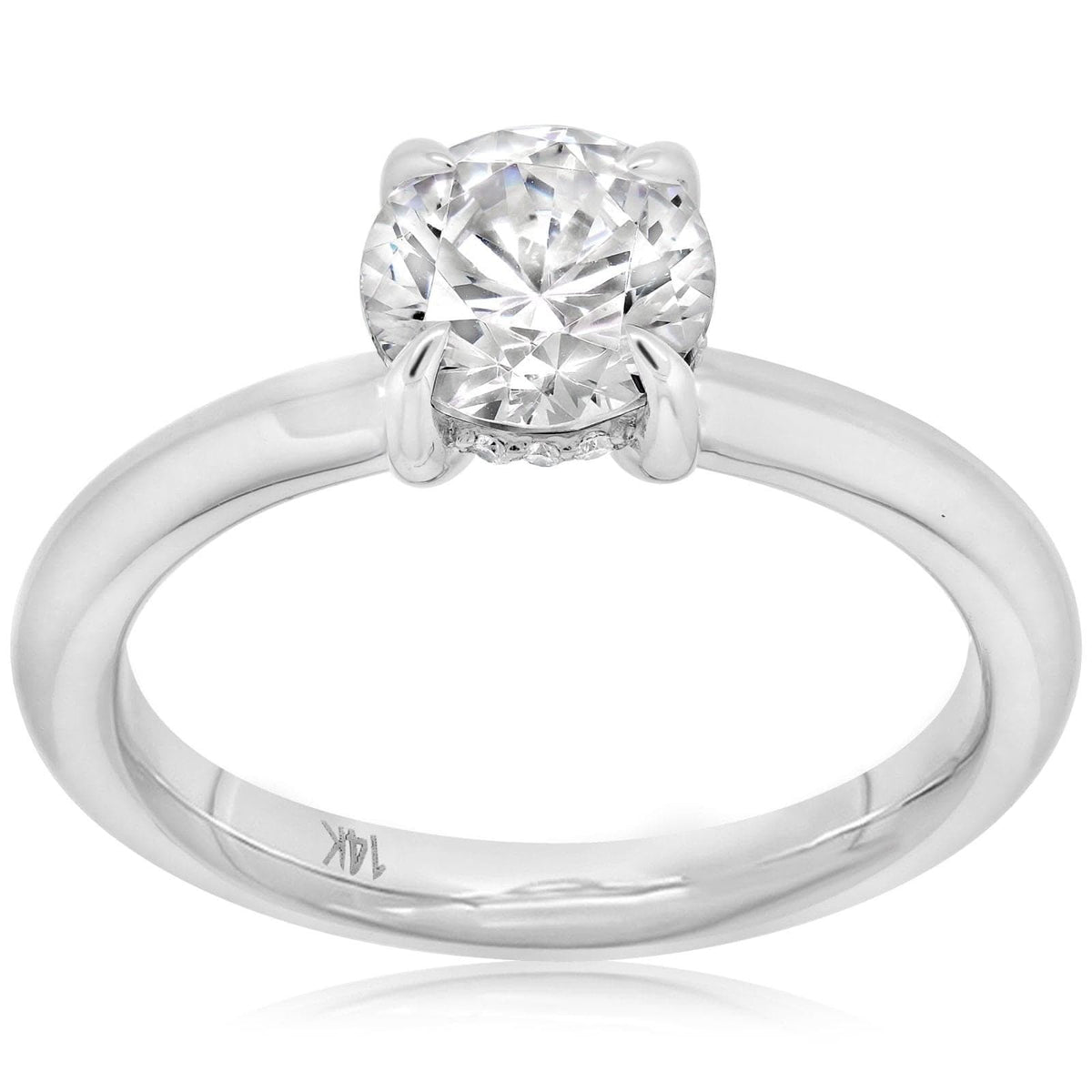 Hidden Halo Diamond Engagement Setting