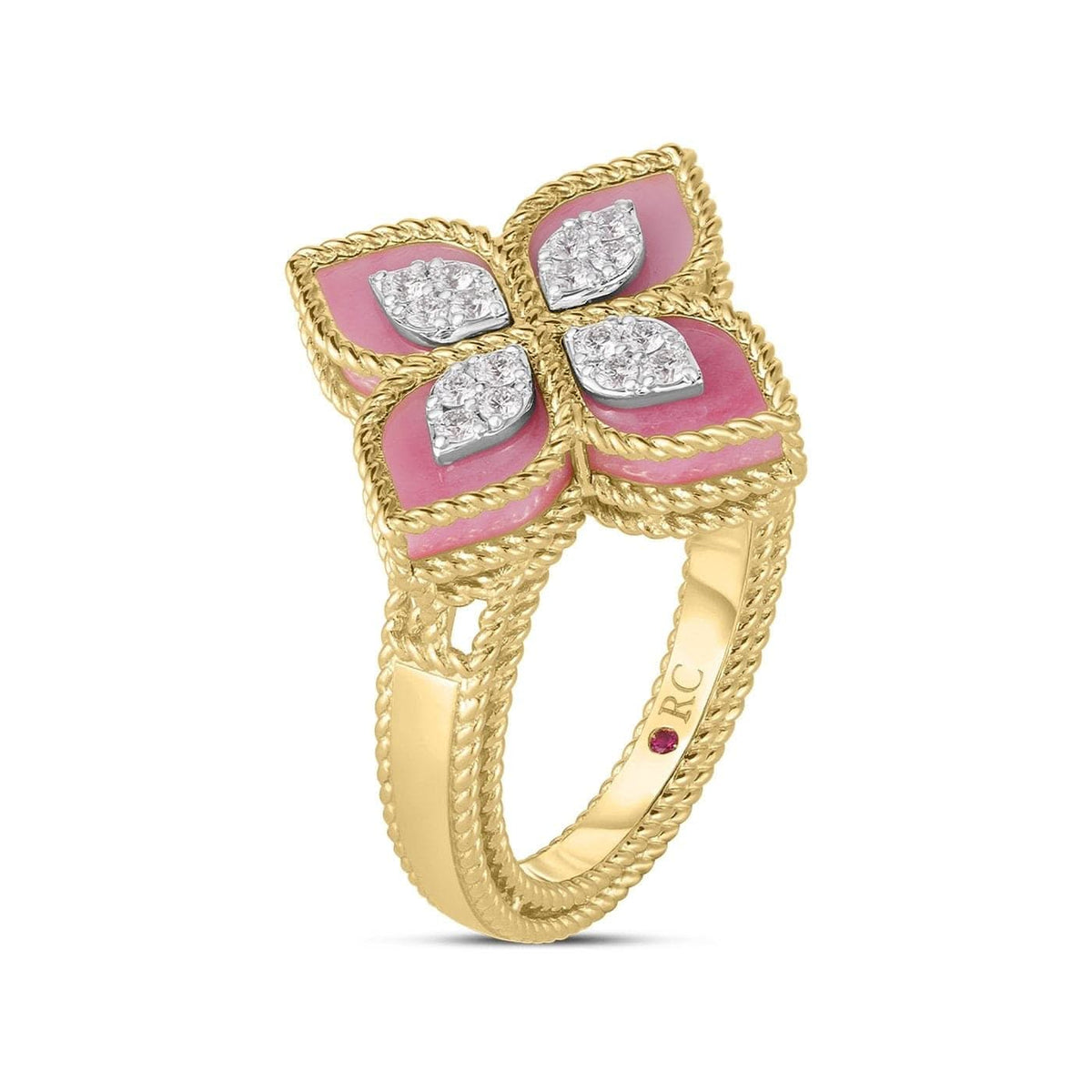 ROBERTO COIN Venetian Princess Rhodolite & Diamond Ring