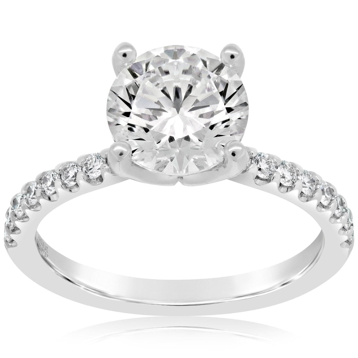 PRECISION SET New Aire Diamond Engagement Ring Setting