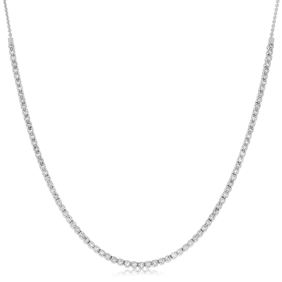 2 Carat Diamond Tennis Necklace