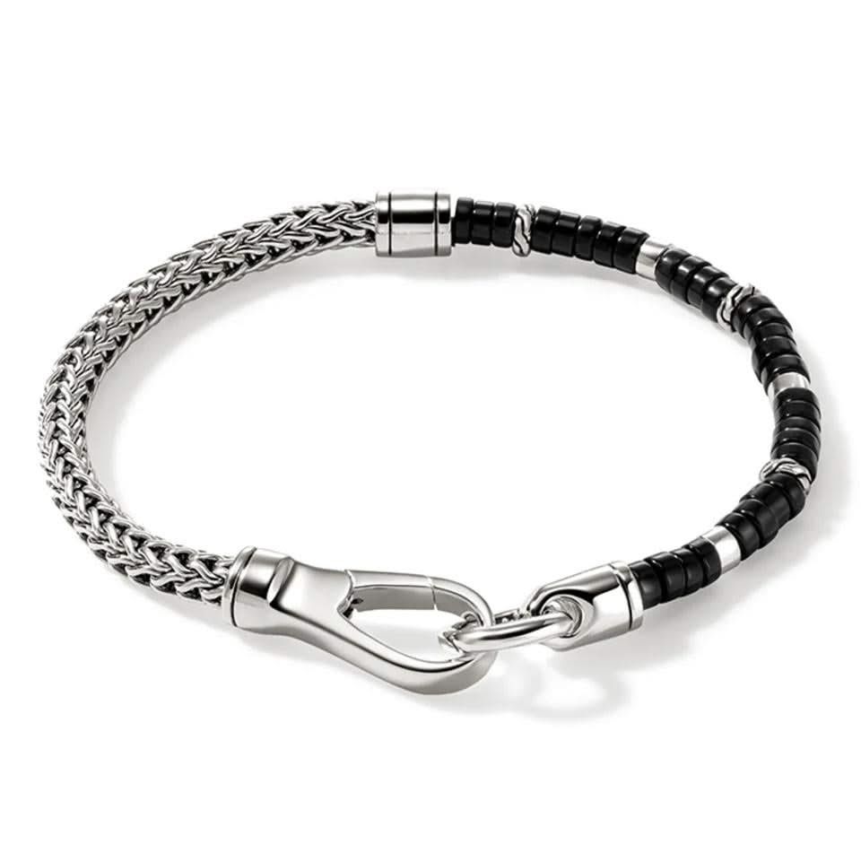 JOHN HARDY Black Onyx Heishi Bead Bracelet