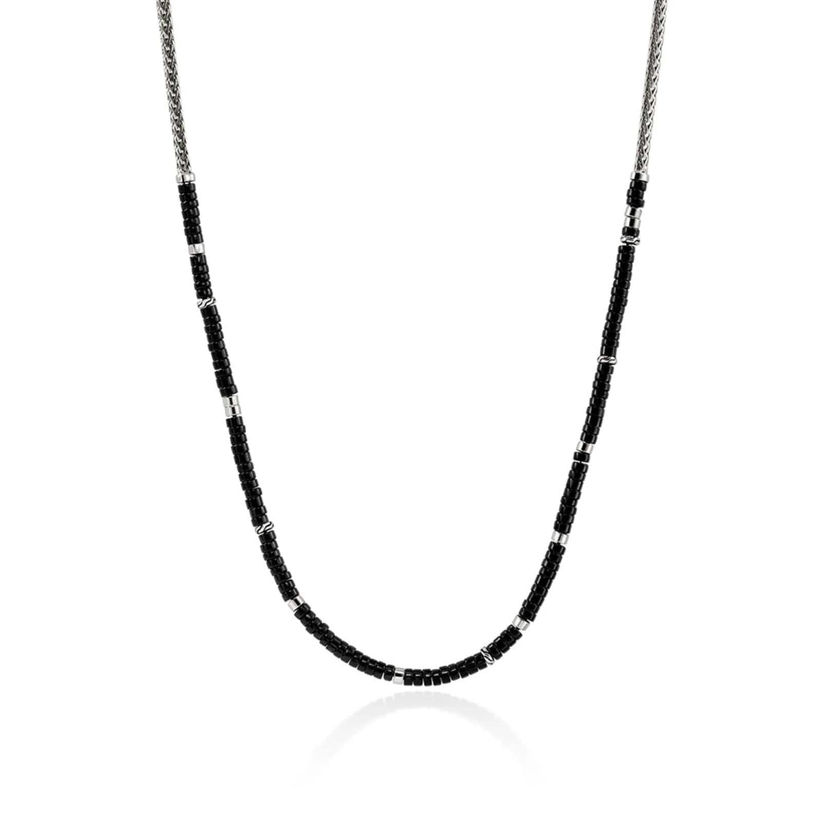 JOHN HARDY Black Onyx Heishi Bead Necklace