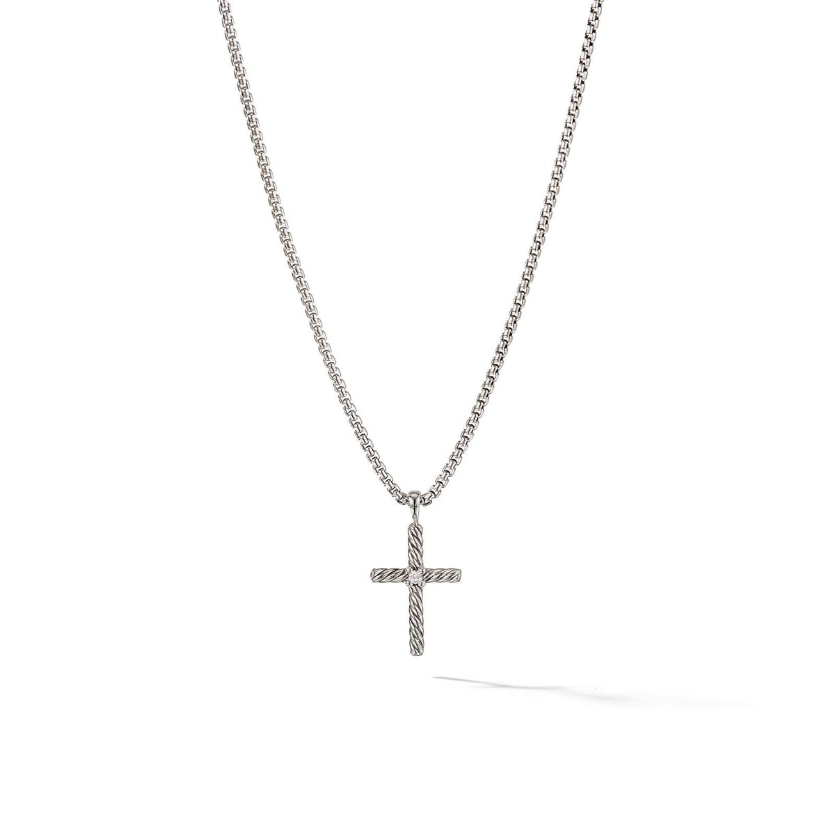 Cross Necklace with Diamond