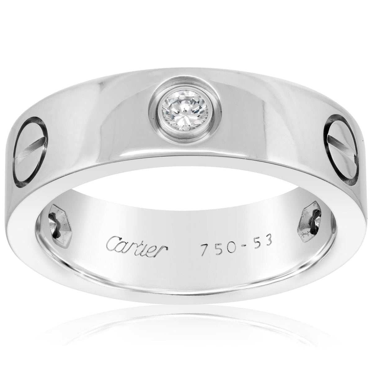 Estate Cartier Diamond Love Ring