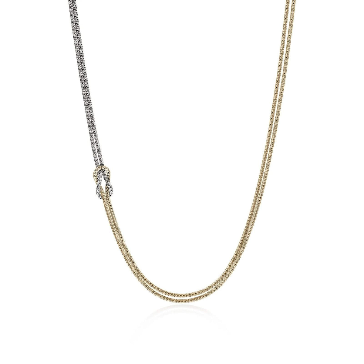 JOHN HARDY Love Knot Double Chain Necklace