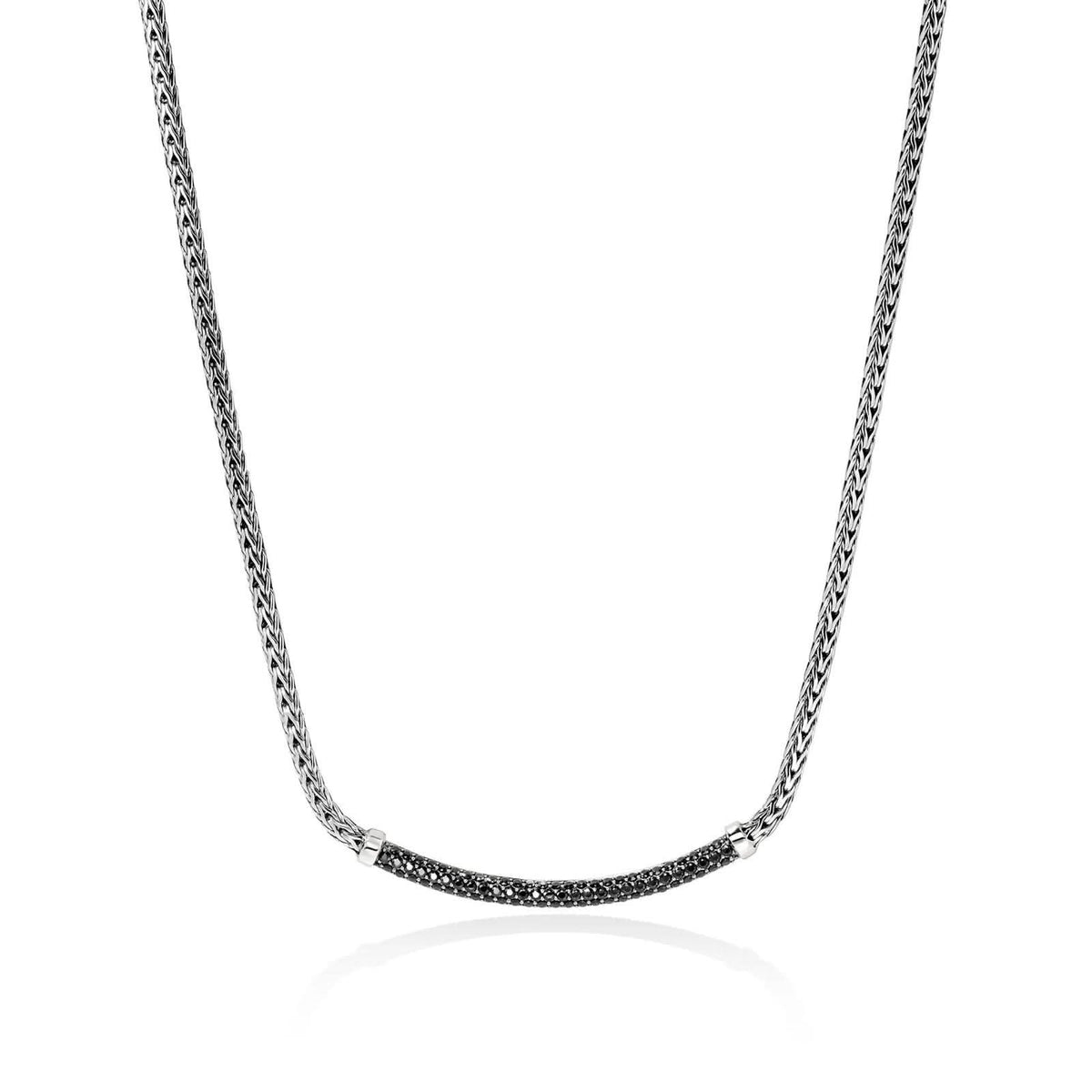 JOHN HARDY 2.5mm Essential Black Sapphire Bar Necklace