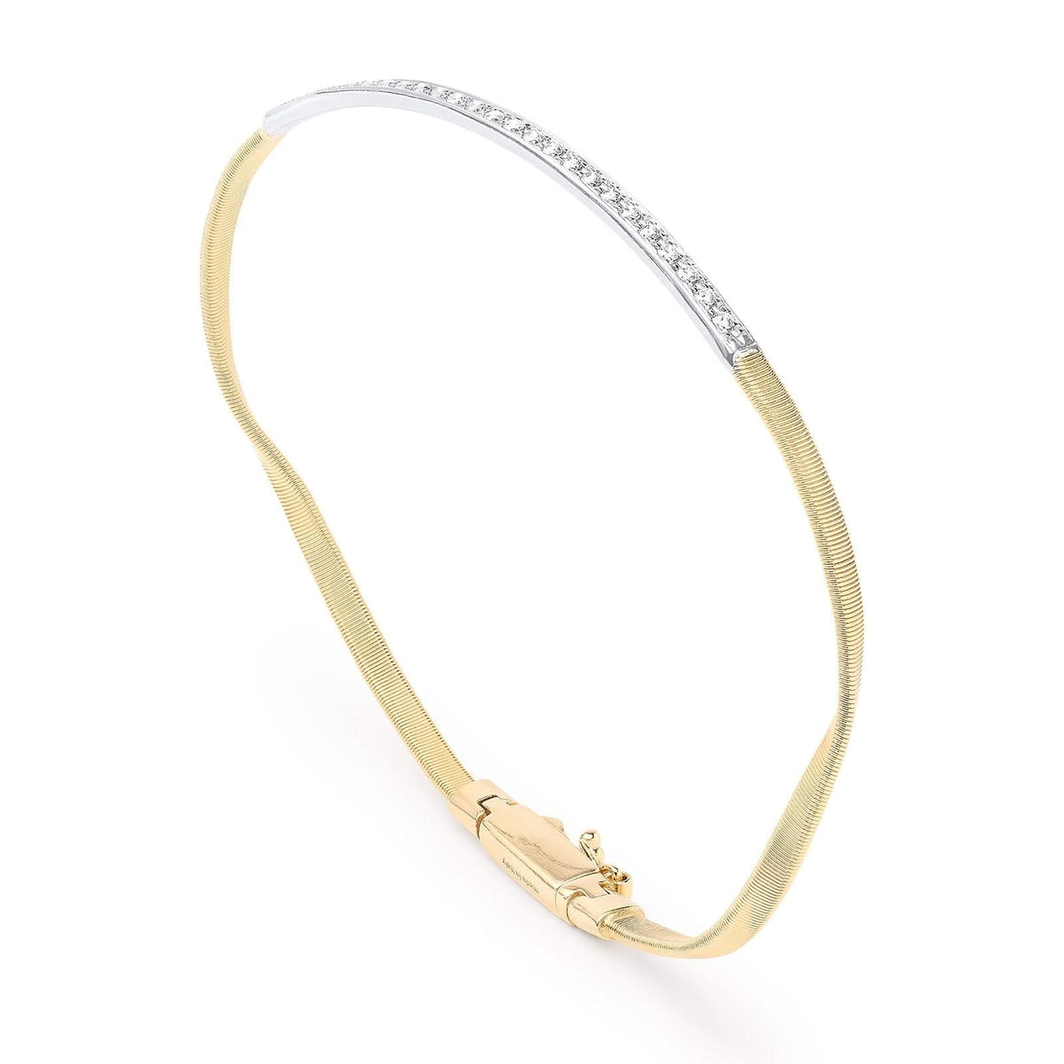 MARCO BICEGO Marrakech Bangle with Diamond Bar