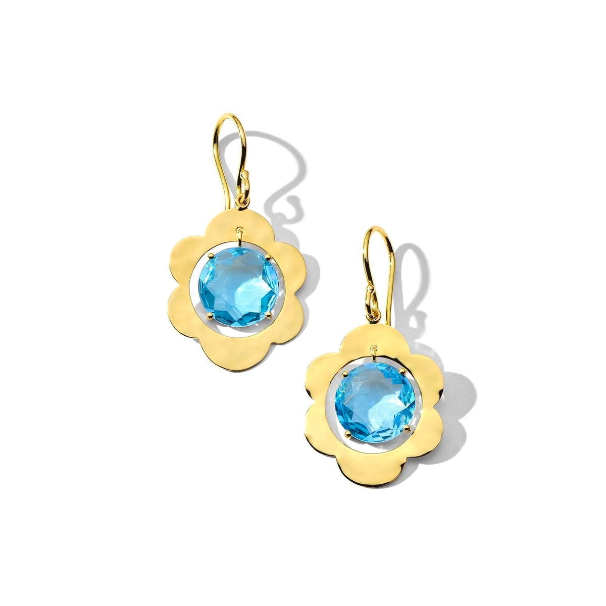 IPPOLITA Rock Candy Rainbow Crinkle Flower Earrings