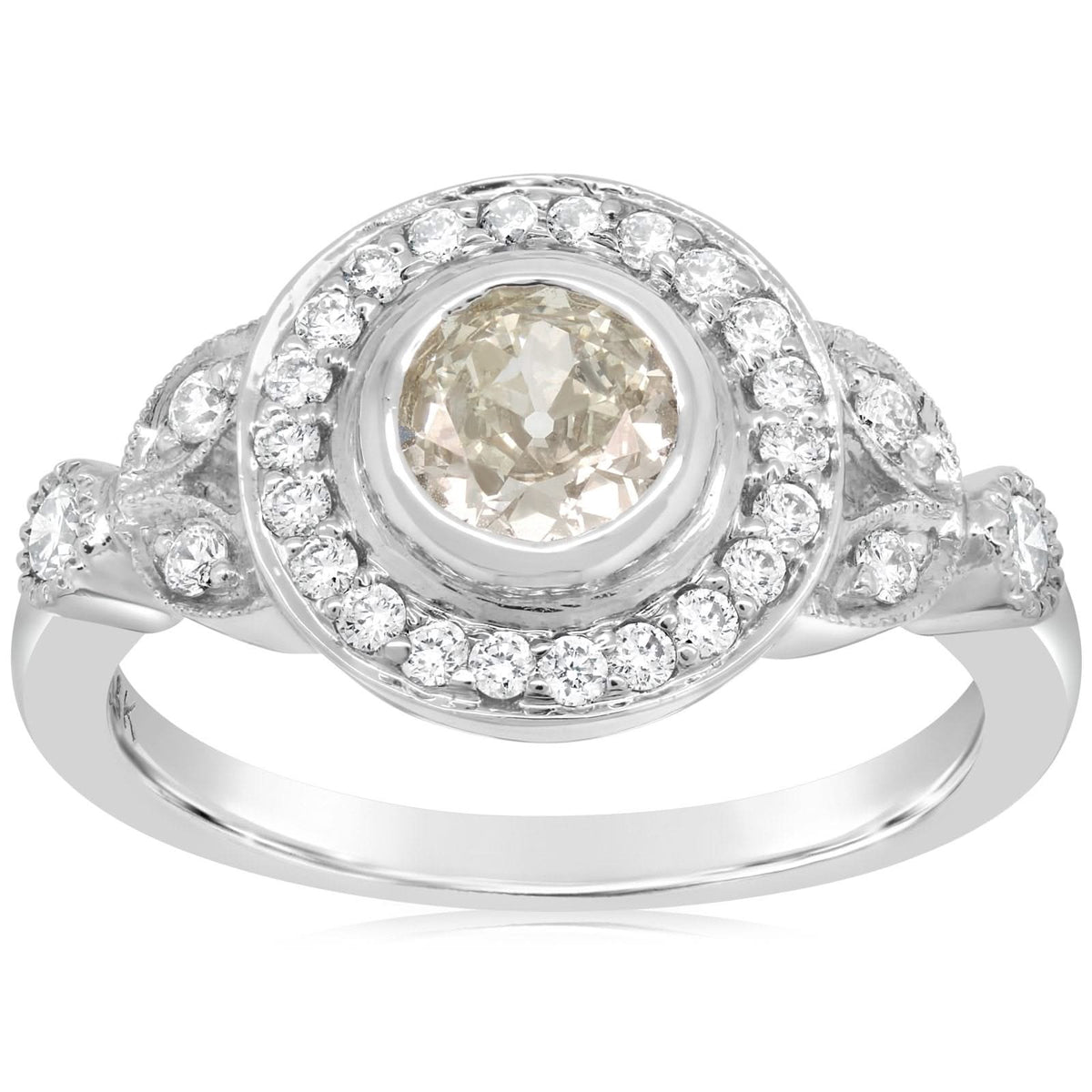 SETHI COUTURE Complete Old Mine Cut Diamond Engagement Ring