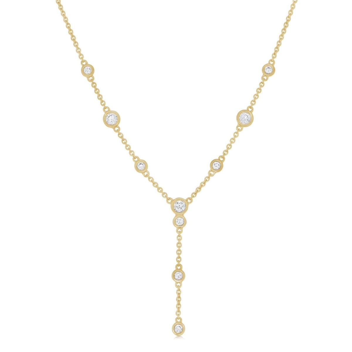 Diamond 'Y' Necklace