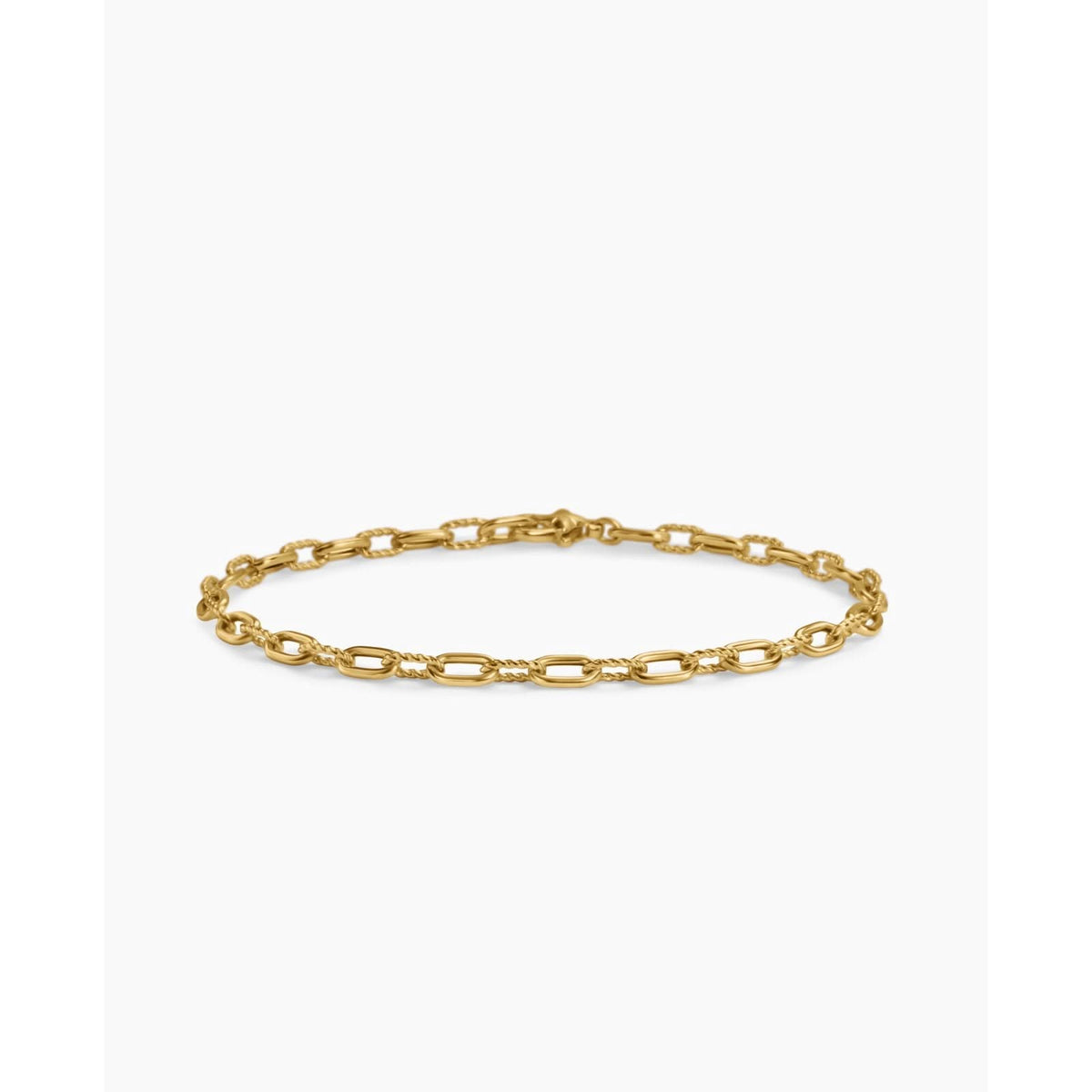 DY Madison® Chain Bracelet in 18K Yellow Gold, 3mm