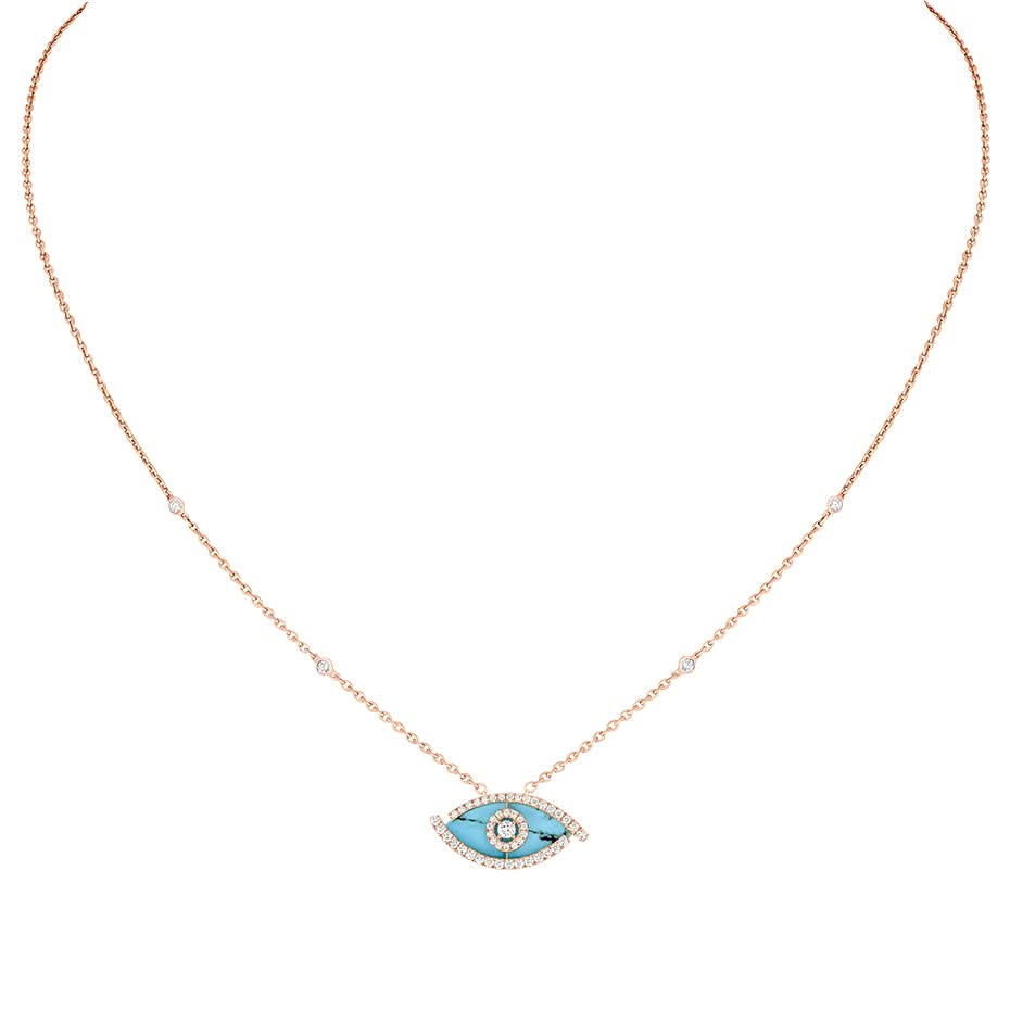 MESSIKA Lucky Eye Turquoise Necklace