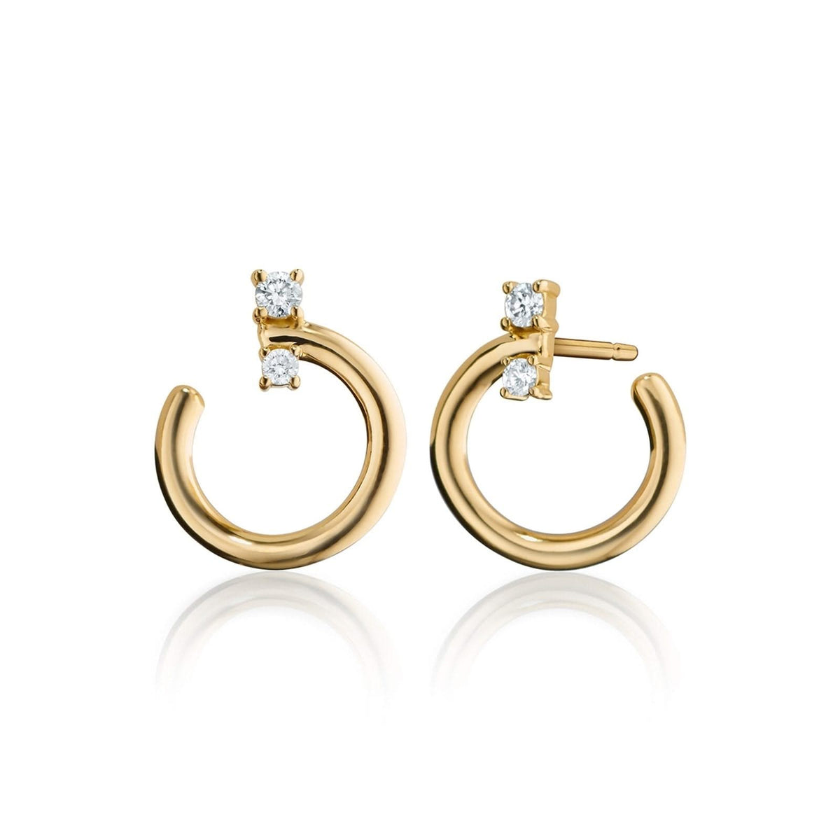 MONICA RICH KOSANN Small Galaxy Wrap Hoops