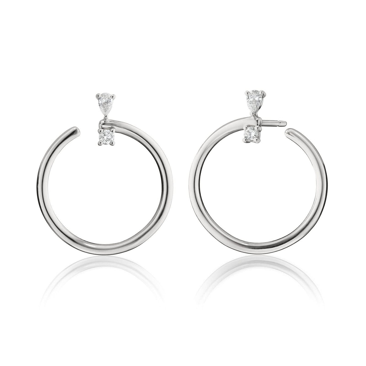 MONICA RICH KOSANN Large Galaxy Wrap Hoops