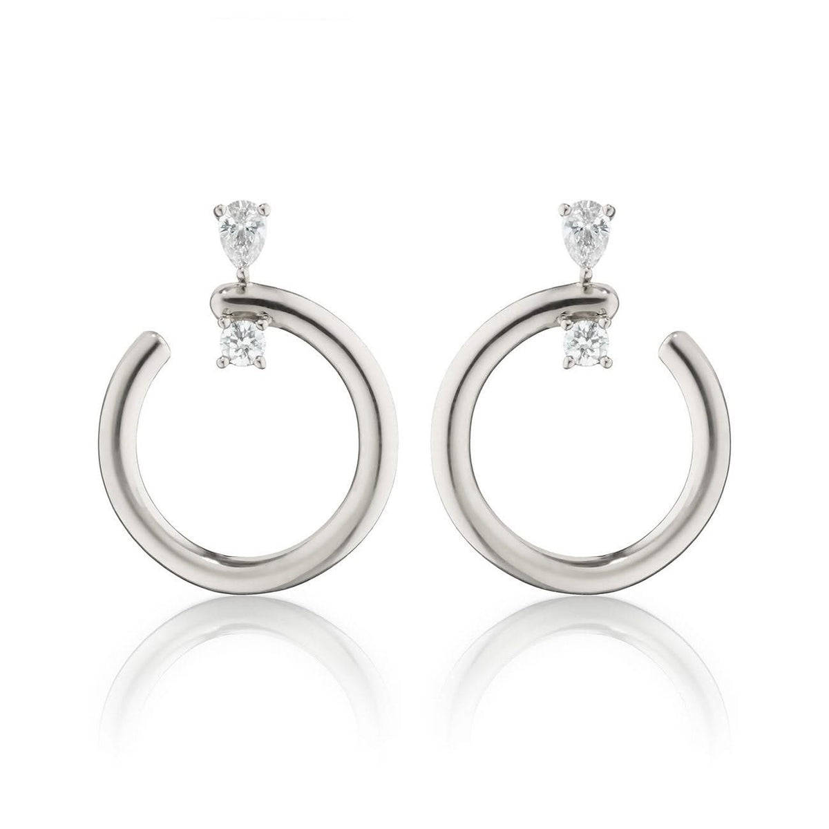 MONICA RICH KOSANN Midi Galaxy Wrap Hoops