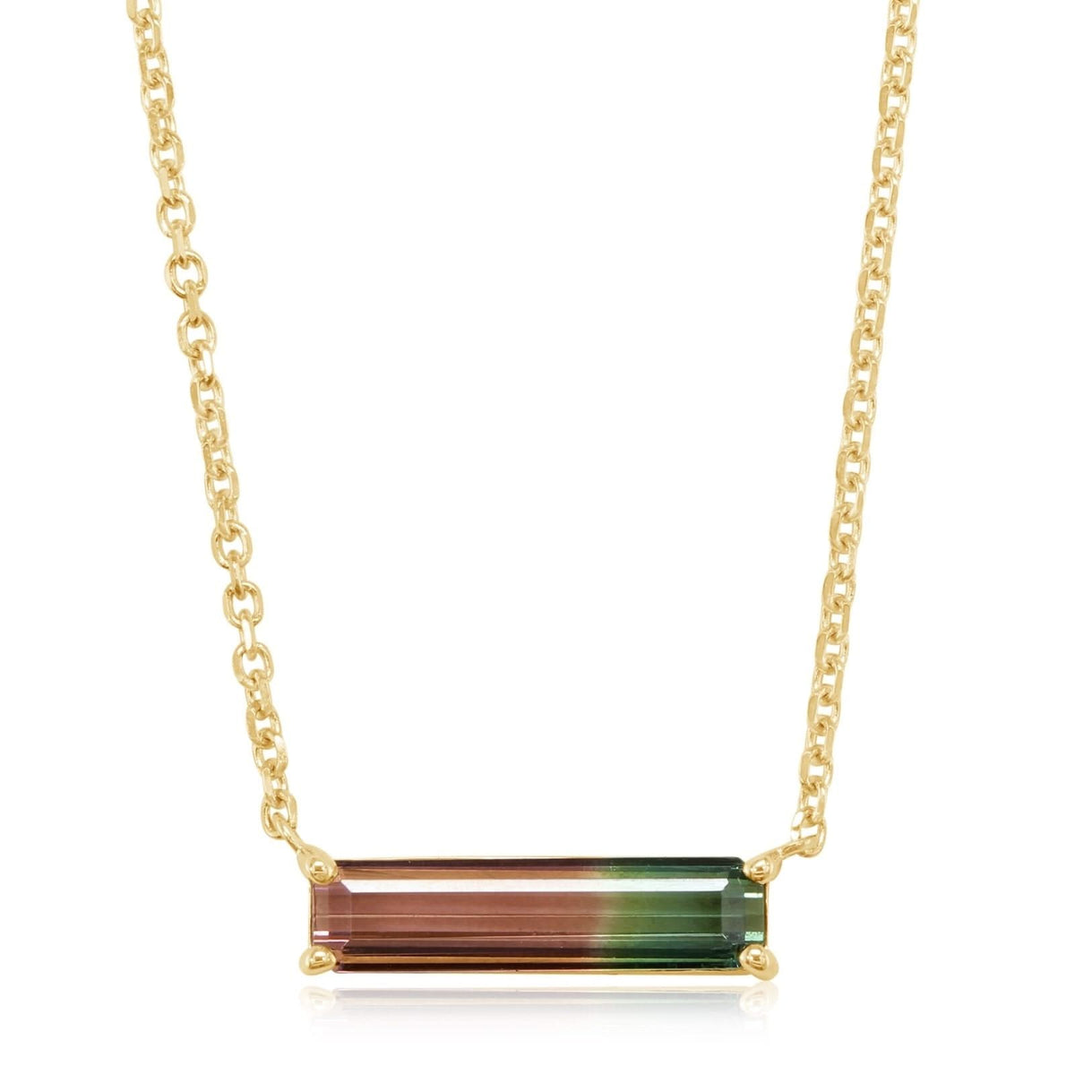 Watermelon Tourmaline Necklace