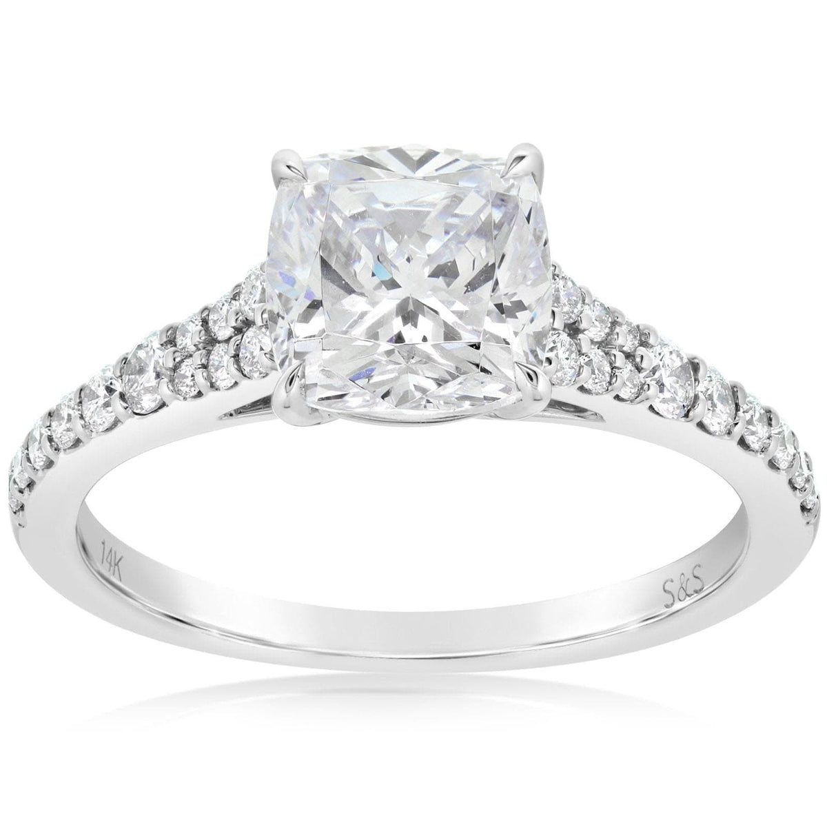 Tapered Diamond Engagement Setting