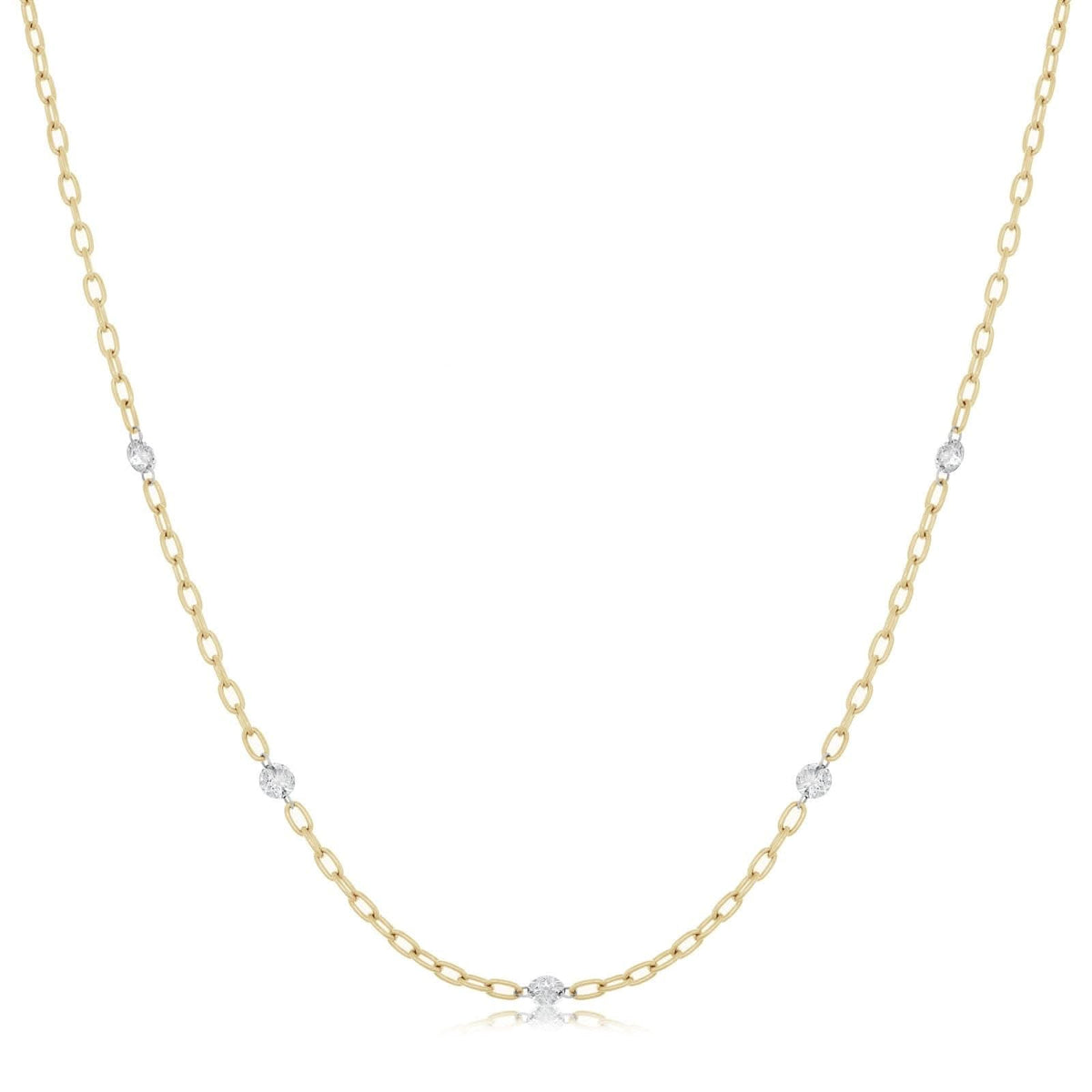 ARESA Diamond Station Necklace