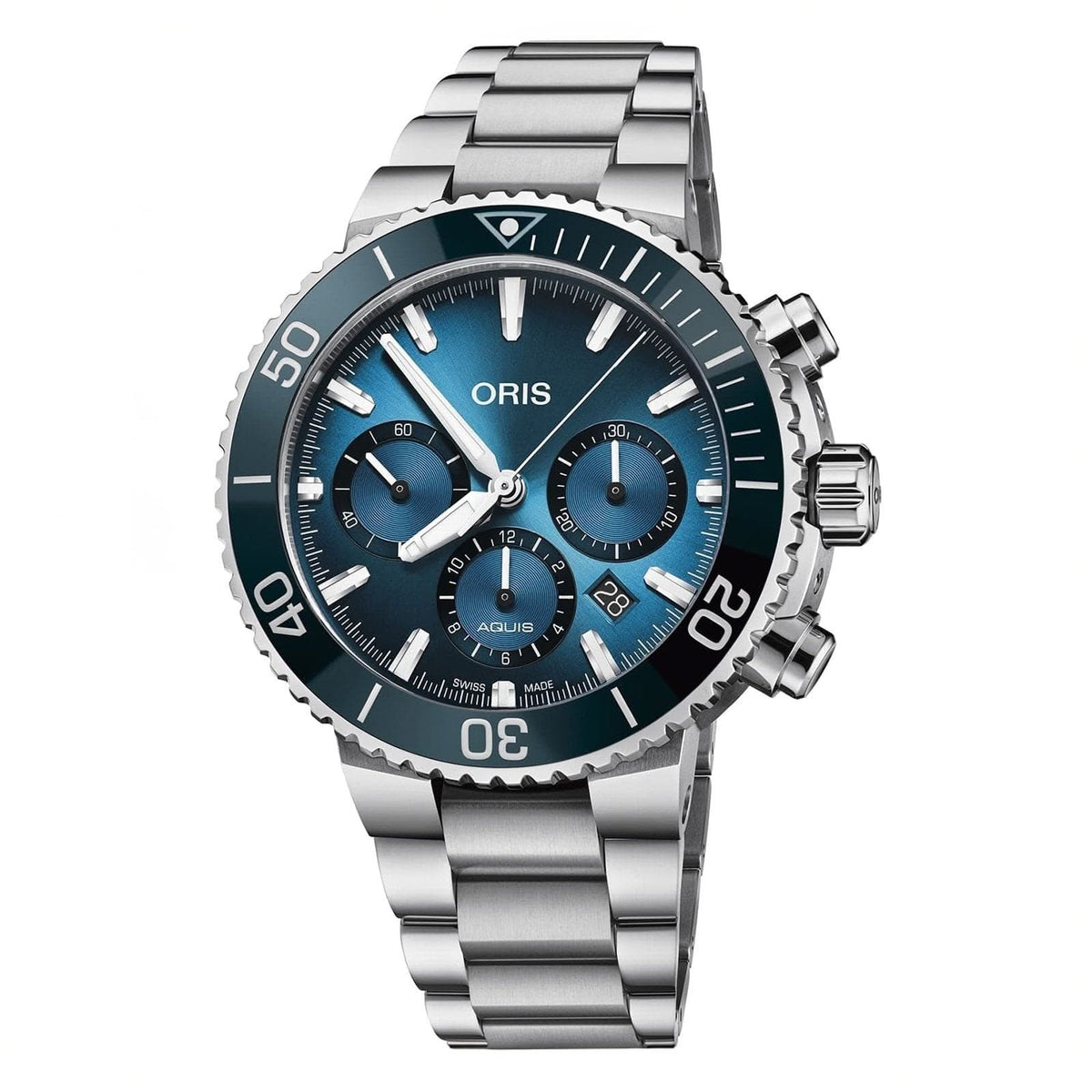 ORIS Aquis Chronograph Blue Whale Limited Edition 43.5mm Watch