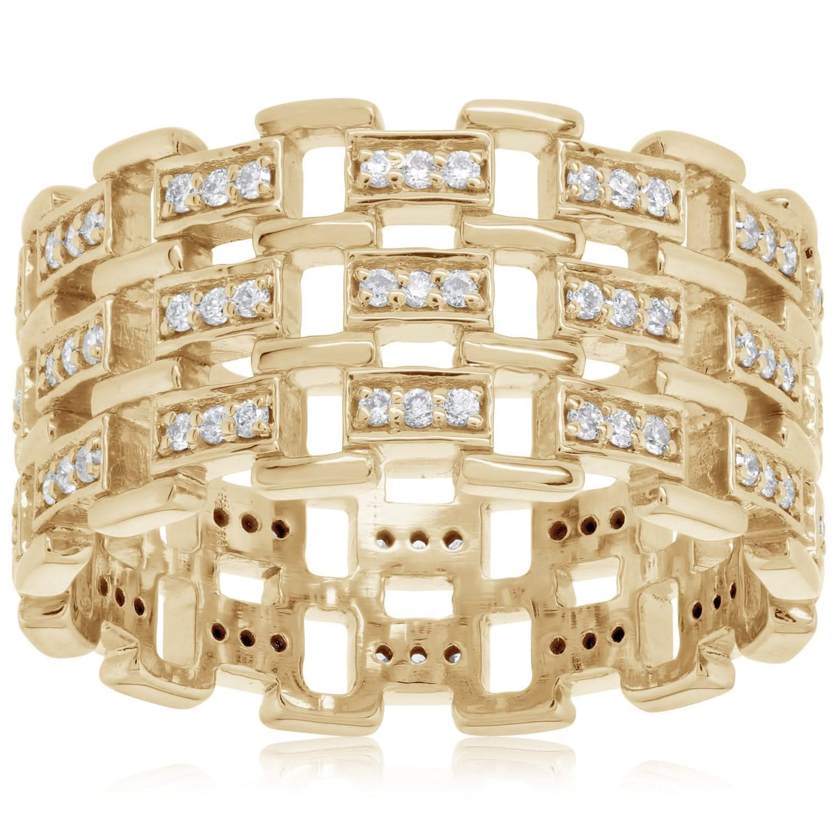 SETHI COUTURE Cesta Diamond Wide Ring