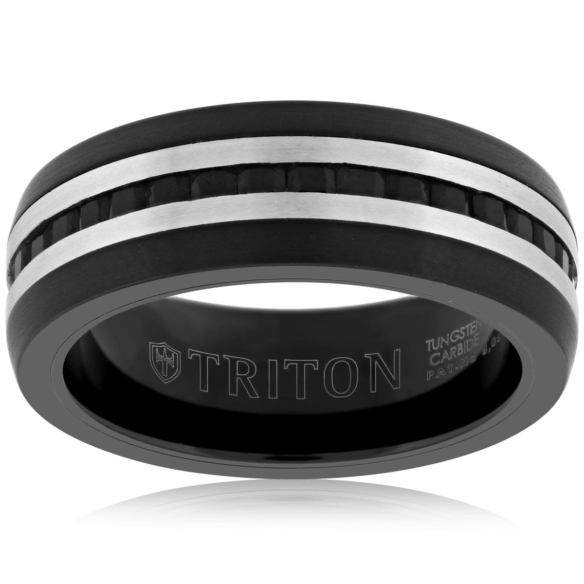 Black Sapphire Eternity Wedding Band