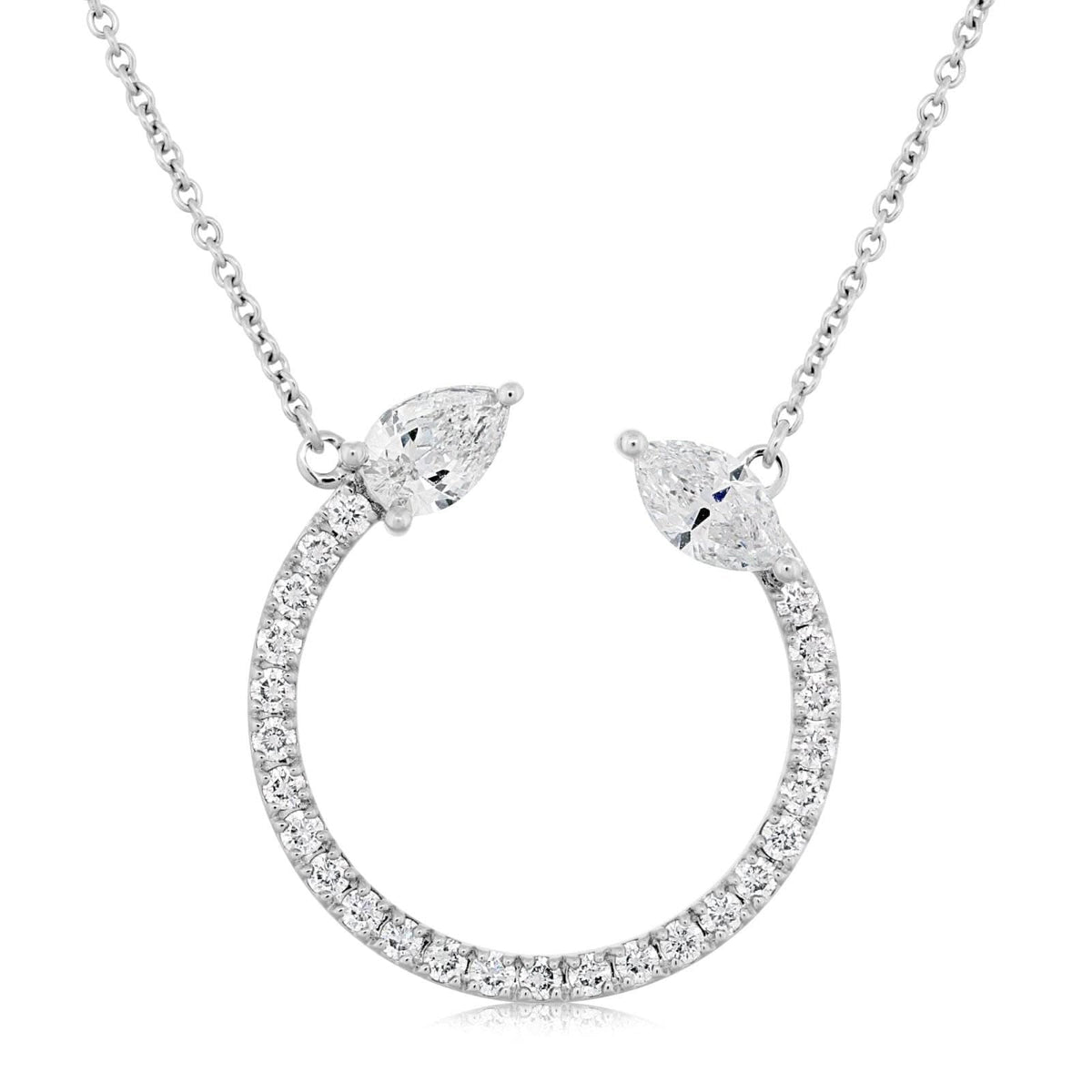 KWIAT Duet Large Circle Pendant