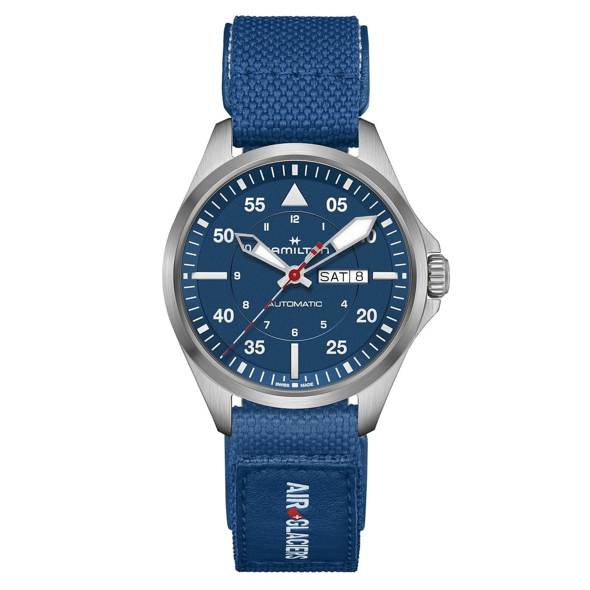 HAMILTON Khaki Aviation Pilot Day-Date Air Glaciers Edition 42mm Watch